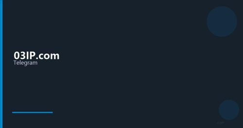 03IP.com Telegram wallpaper cover image