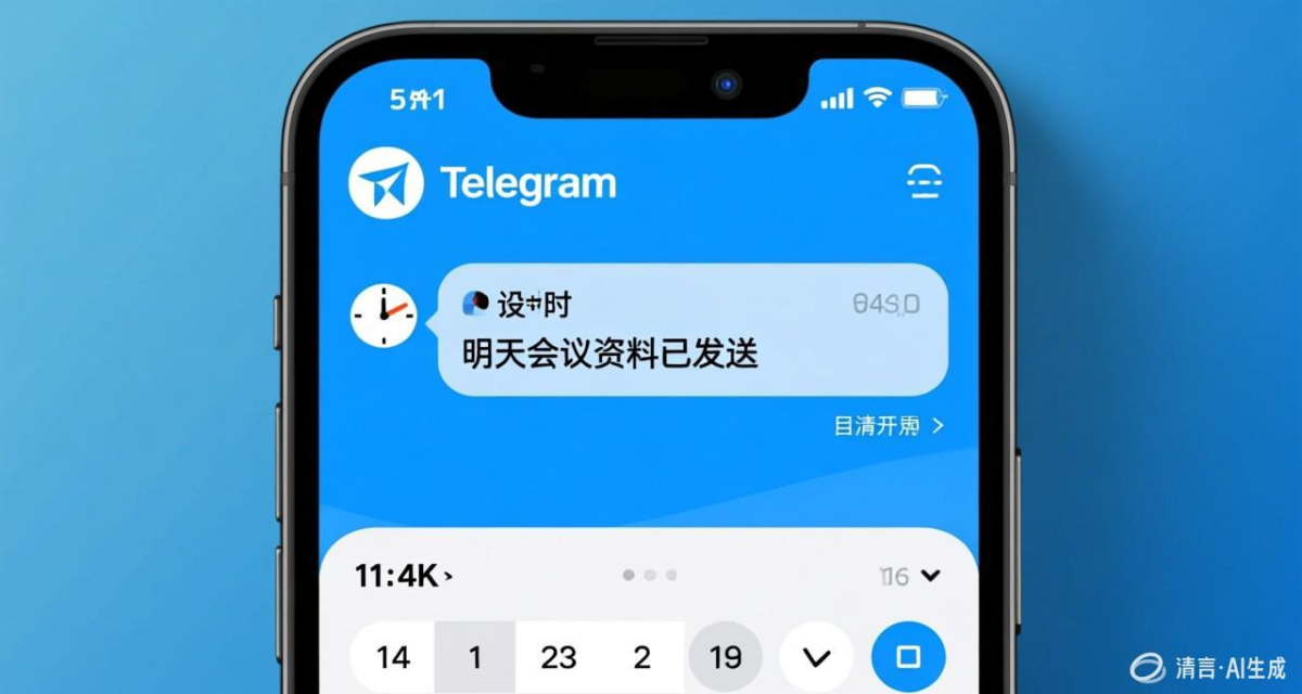 Telegram消息定时发送与静音设置完全指南2026插图