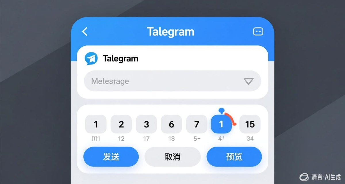 Telegram消息定时发送与静音设置完全指南2026插图1